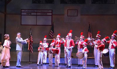 Katharine McDonough, Adam Pascal and Company Photo