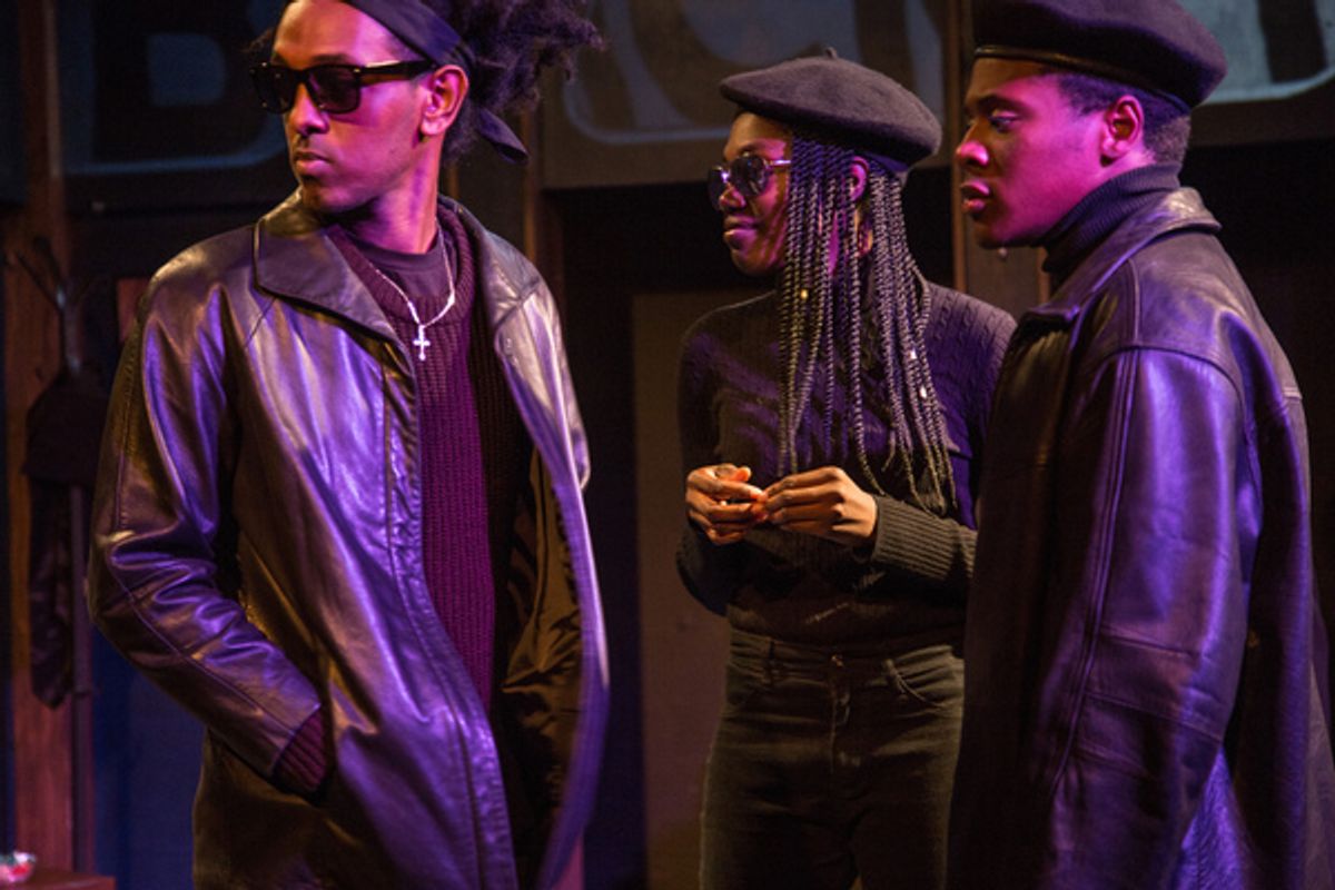 Simon Gebremedhin, Dionne Addai and Juwon Perry at 