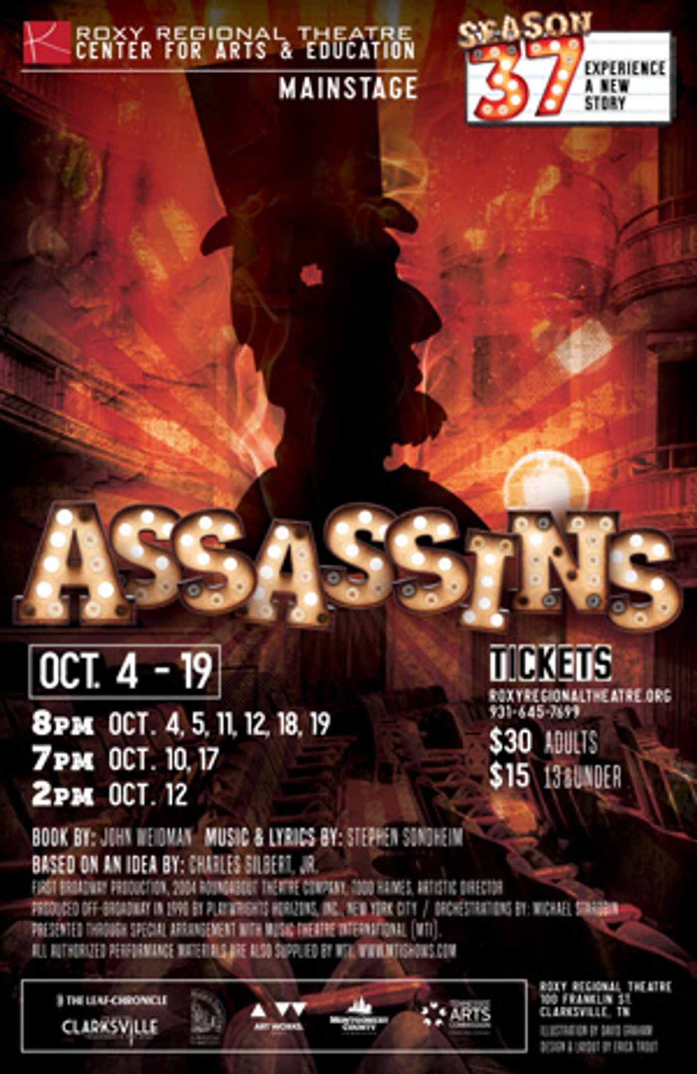 Review: Roxy Regional Theatre's Latest Iteration of ASSASSINS is Brilliant and Chilling  Image