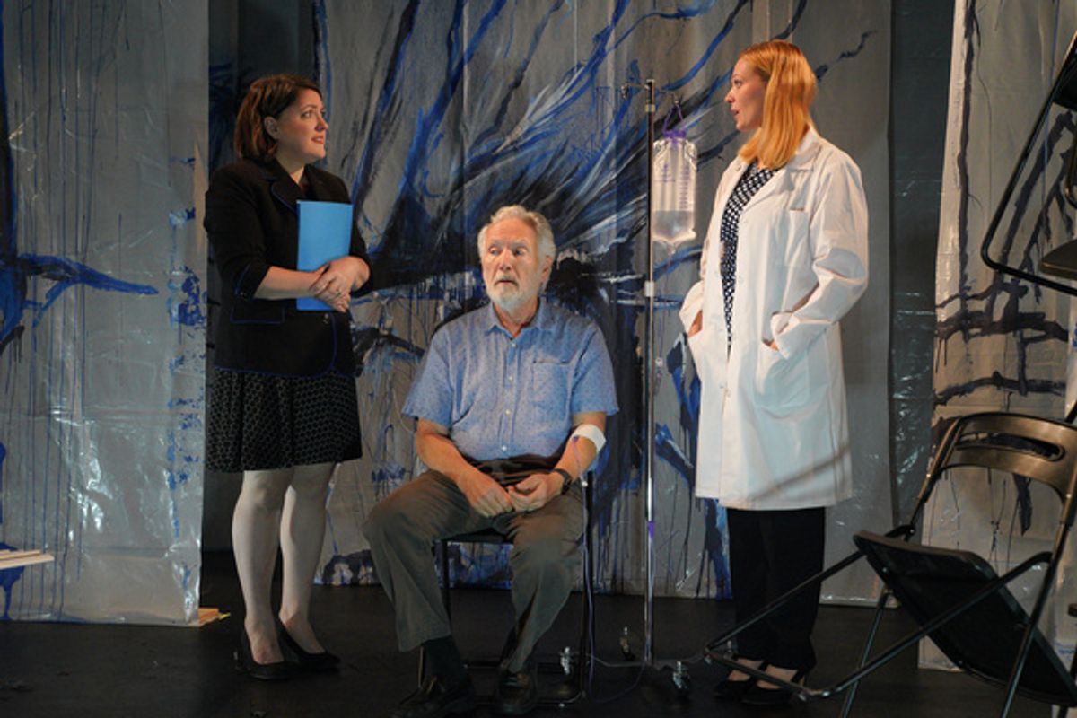 Kellye Rowland, Mark Peters & Annemarie Hagenaars in DUCK. Photo by Steven Pisano. at 