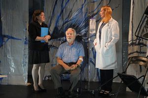 Kellye Rowland, Mark Peters & Annemarie Hagenaars in DUCK. Photo by Steven Pisano. Photo