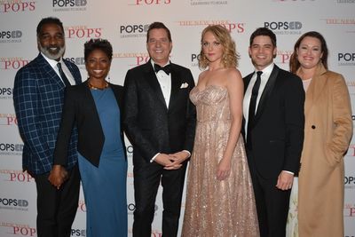 Norm Lewis, Montego Glover, Steven Reineke, Ashley Spencer, Jeremy Jordan and Ashley  Photo