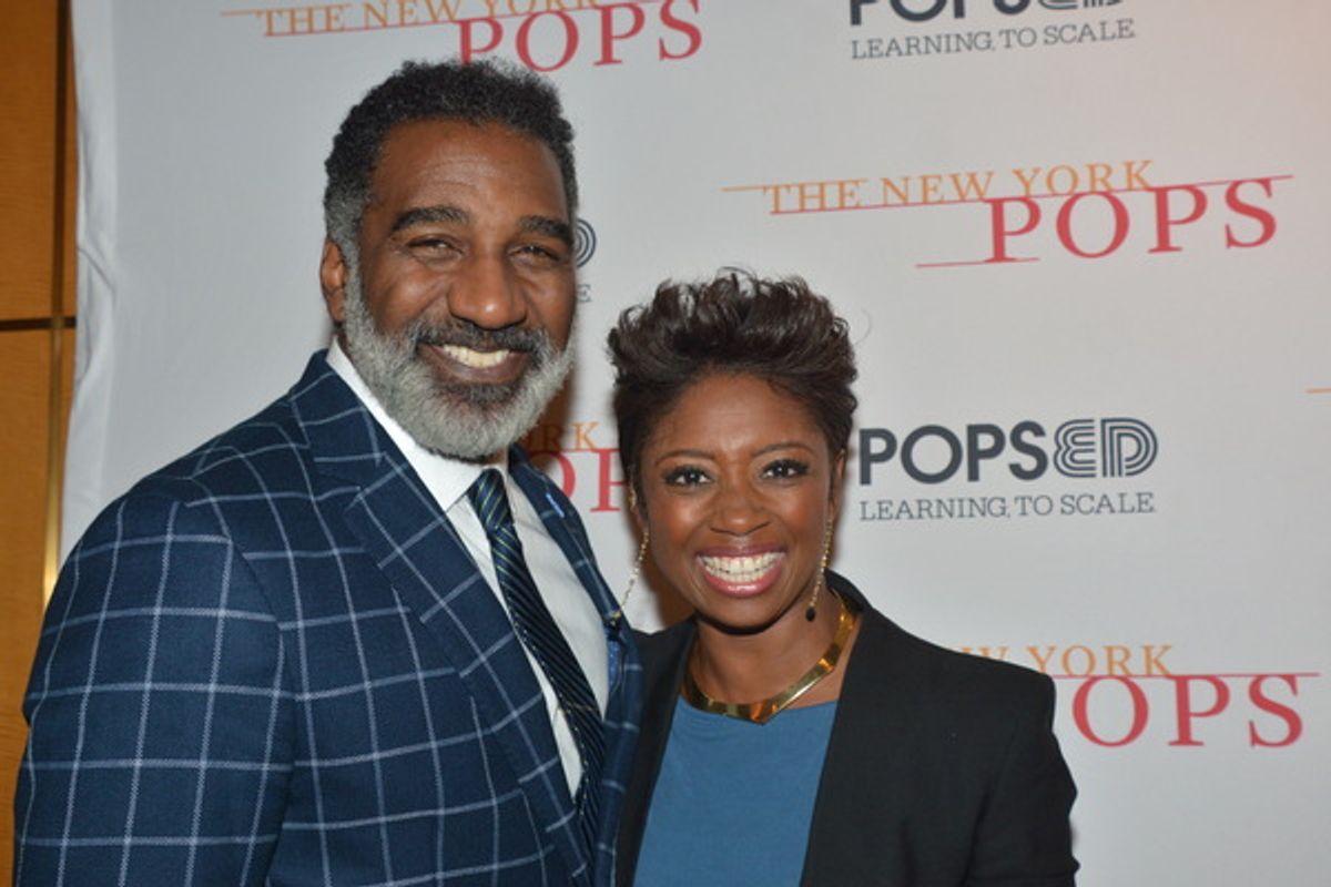 Norm Lewis and Montego Glover at 
