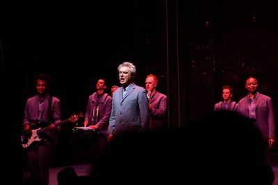 David Byrne and the company of AMERICAN UTOPIA Photo