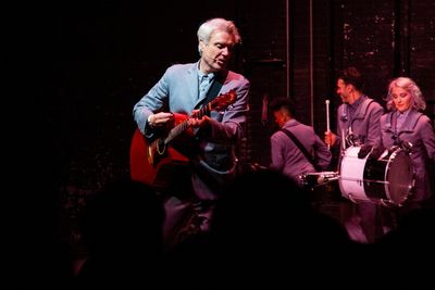 David Byrne and the company of AMERICAN UTOPIA Photo