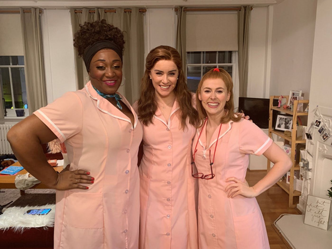 Photo Flash: WAITRESS Goes Pink To Support Breast Cancer Awareness  Image