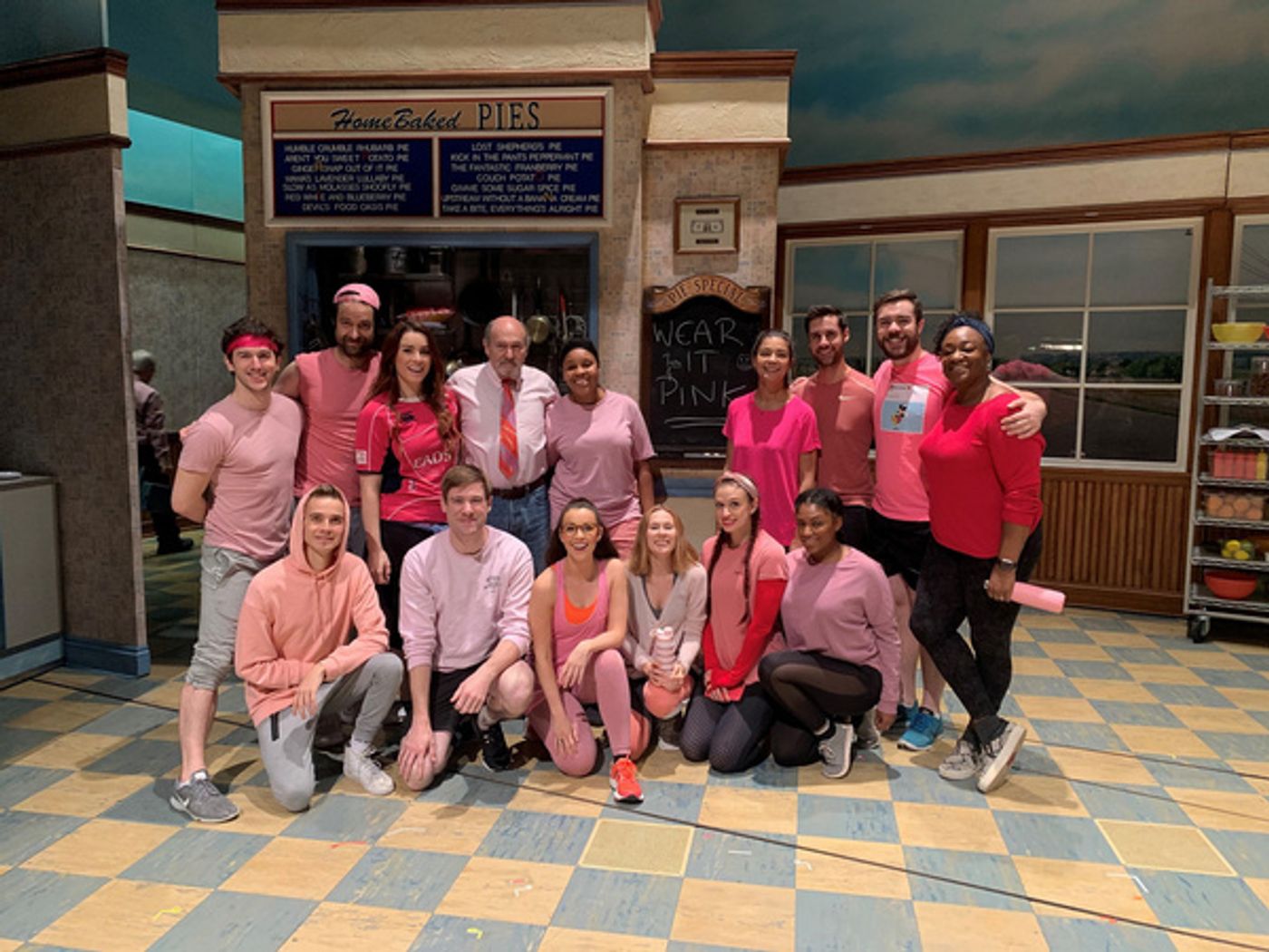 Photo Flash: WAITRESS Goes Pink To Support Breast Cancer Awareness  Image