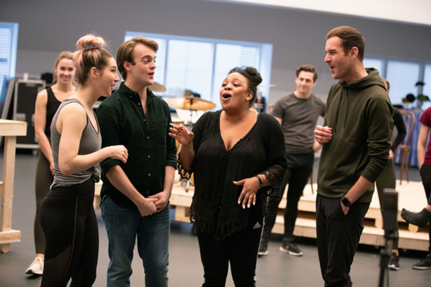 Photo Flash: In Rehearsal with the Tour Cast of BANDSTAND  Image