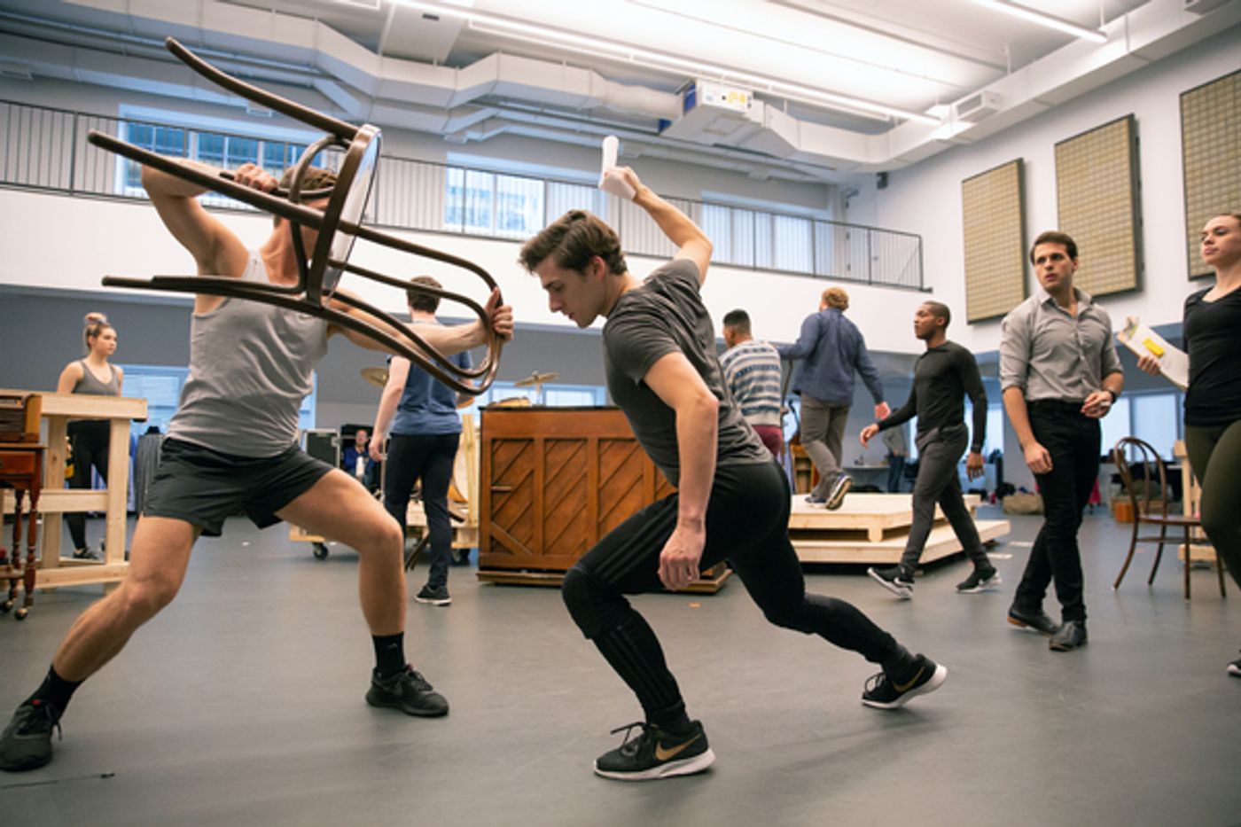 Photo Flash: In Rehearsal with the Tour Cast of BANDSTAND  Image