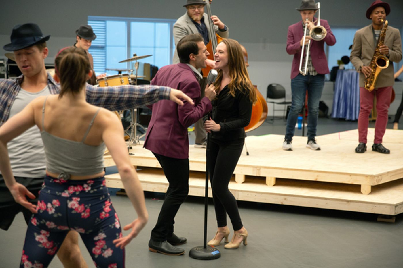 Photo Flash: In Rehearsal with the Tour Cast of BANDSTAND  Image