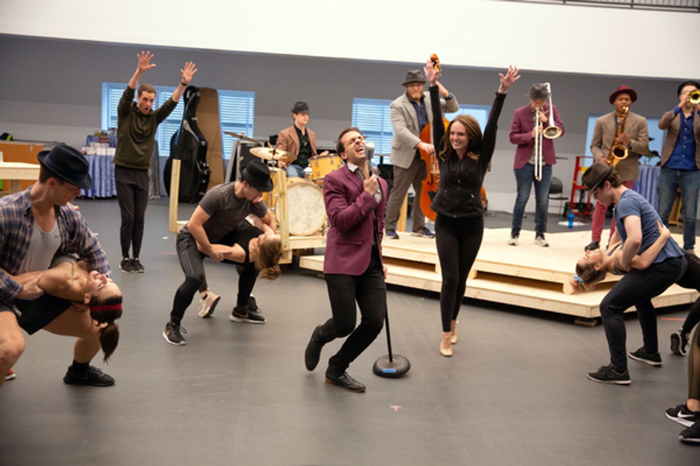 Photo Flash: In Rehearsal with the Tour Cast of BANDSTAND  Image