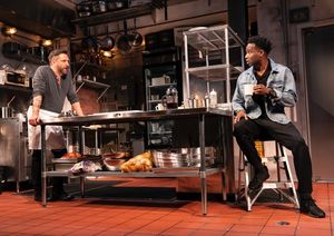 Raul Esparza and W. Tre Davis Photo