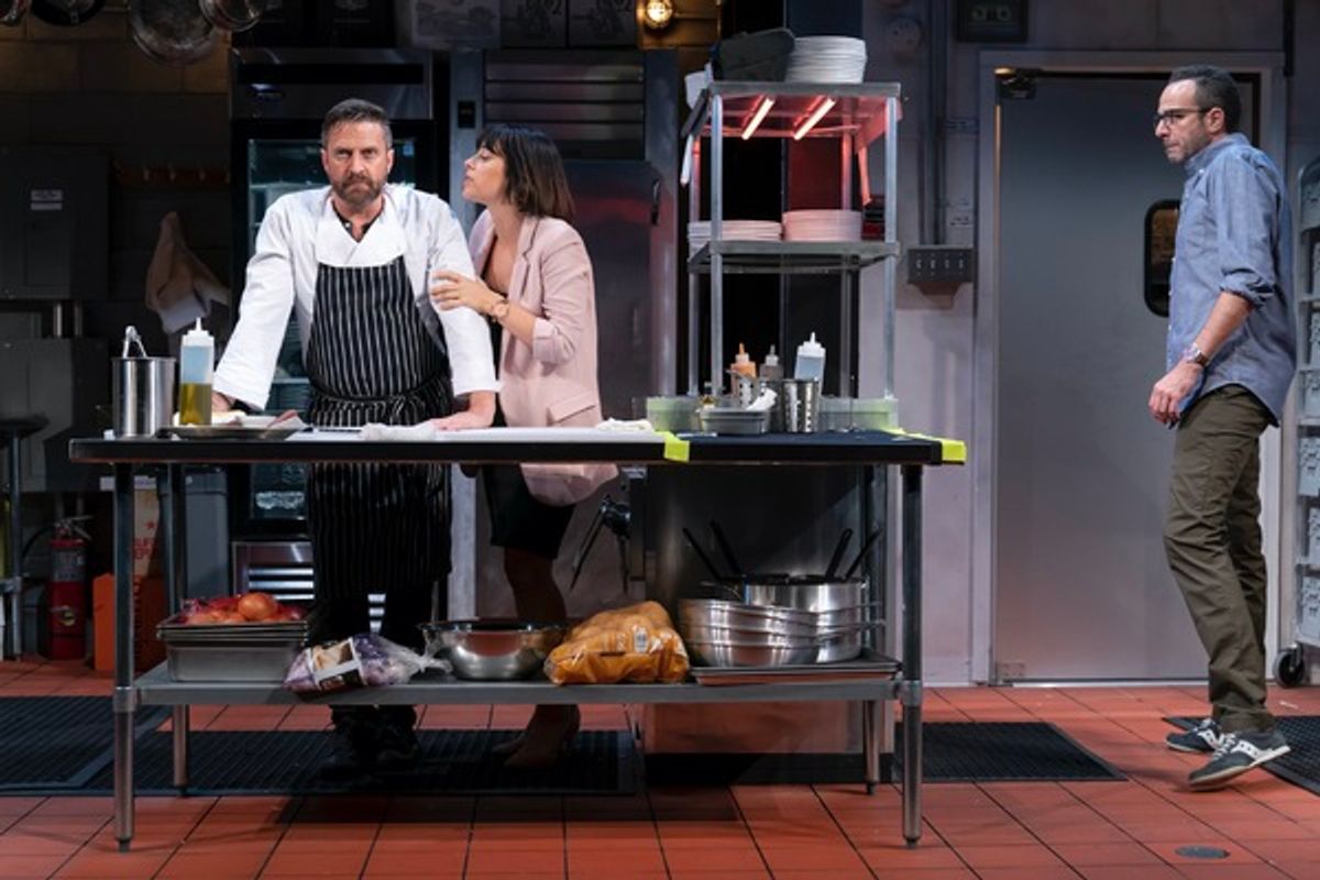Raul Esparza and Krysta Rodriguez at 