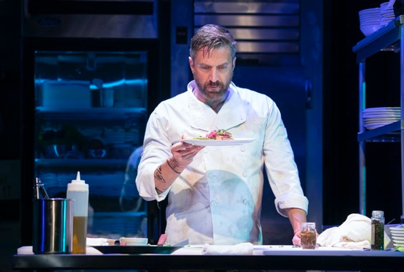 Photo Flash: First Look at Raul Esparza, Krysta Rodriguez & More in MCC's SEARED  Image