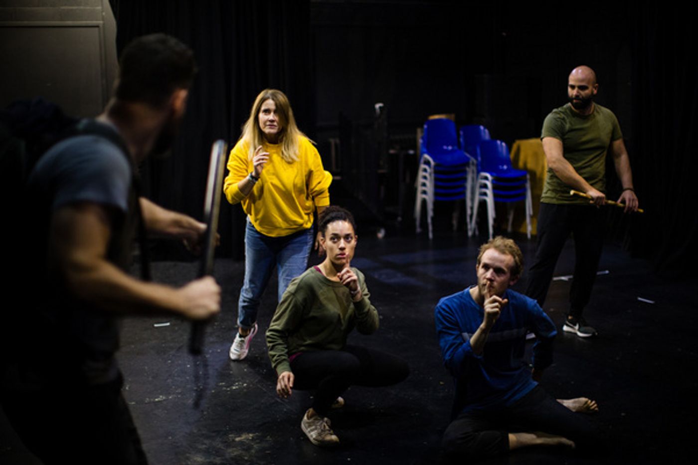 Photo Flash: In Rehearsal With The Shakespeare Project: MACBETH  Image