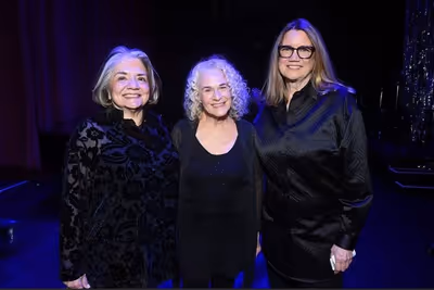 Fran Visco, Carole King and Cindy Harrell-Horn Photo