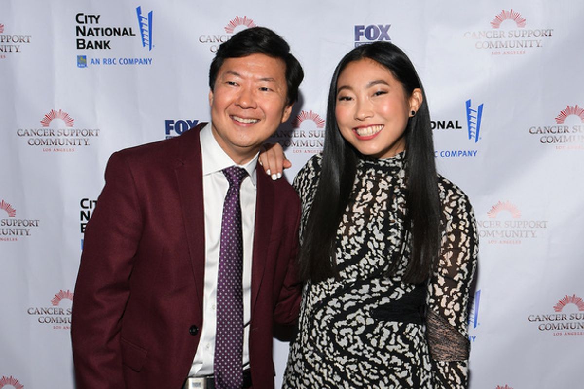 Ken Jeong and Awkwafina at 