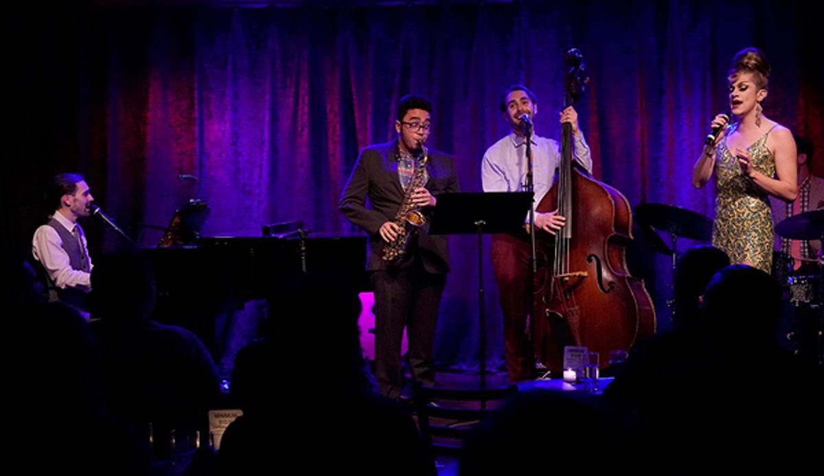 Jack Lipson, Catriona Fray, Benny Lipson, Jonnie Reinhart at 