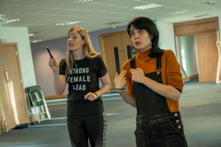 Photo Flash: Inside Rehearsal For 4.48 PSYCHOSIS at New Diorama Theatre Image