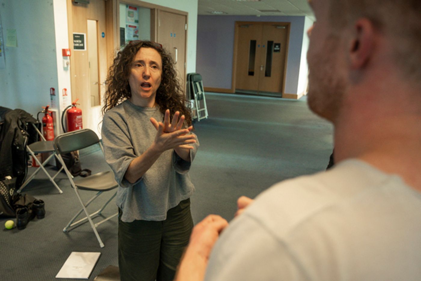 Photo Flash: Inside Rehearsal For 4.48 PSYCHOSIS at New Diorama Theatre  Image