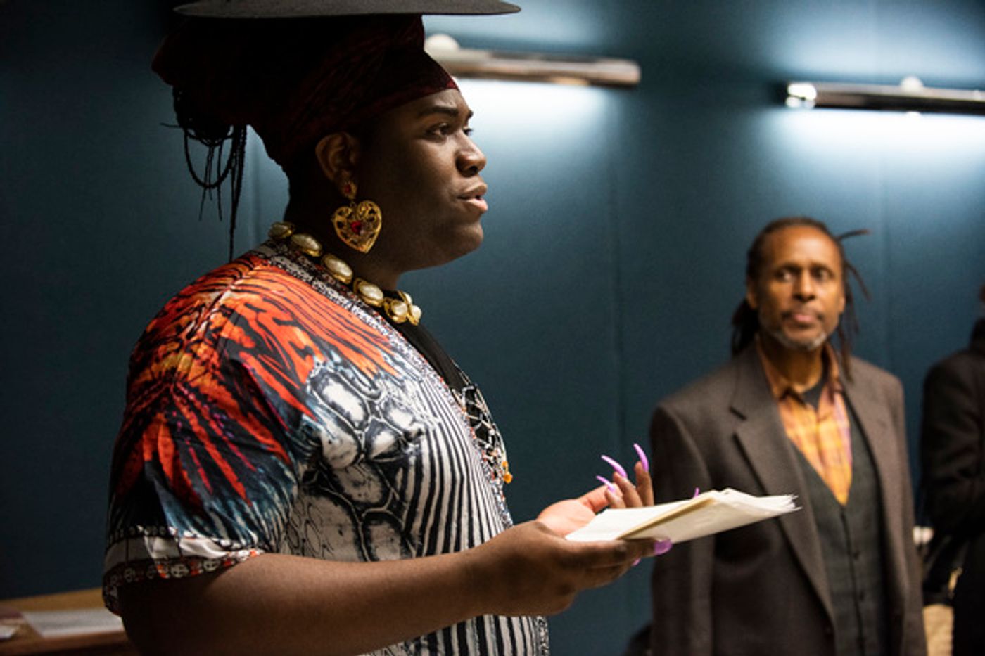 Photo Flash: Inside First Rehearsal For The New Group's ONE IN TWO  Image