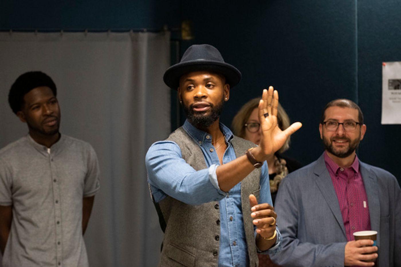 Photo Flash: Inside First Rehearsal For The New Group's ONE IN TWO  Image