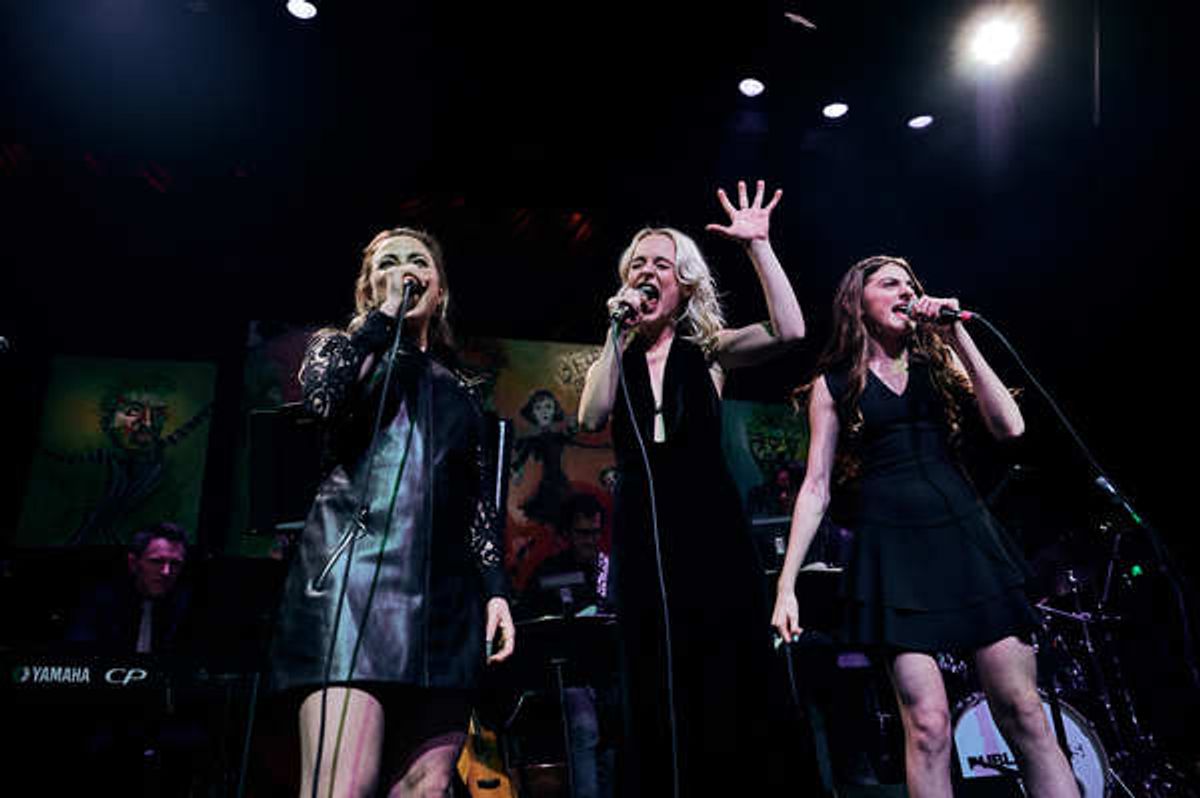 Dana Steingold, Sophia Anne Caruso and Presley Ryan at 