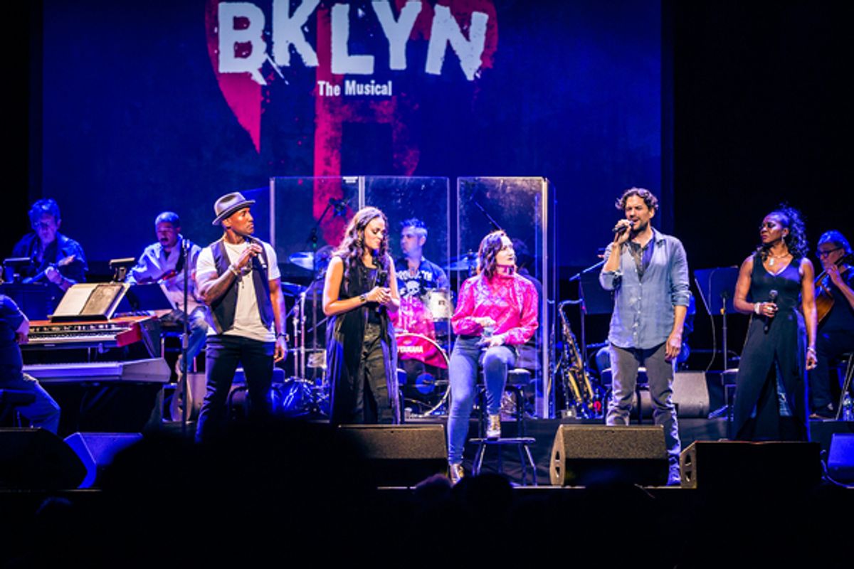Quentin Earl Darrington, Karen Olivo, Eden Espinosa, Will Swenson, Ramona Keller at 