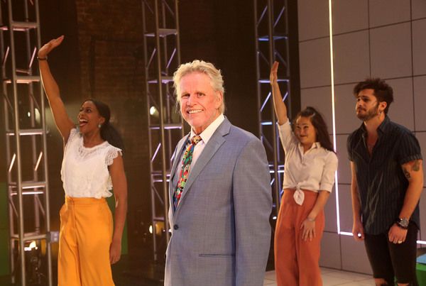 Kim Steele, Gary Busey (front), Lili Thomas and Mike Squillante Photo