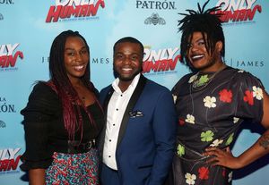 Director NJ Agwuna, Choreographer Josue Jasmin and Production Assistant Graham Garlin Photo