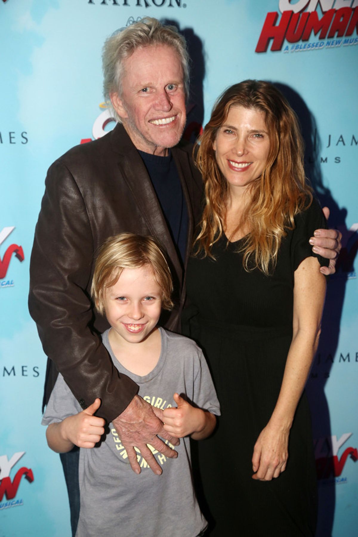 Gary Busey, Luke Busey and Steffanie Sampson at 