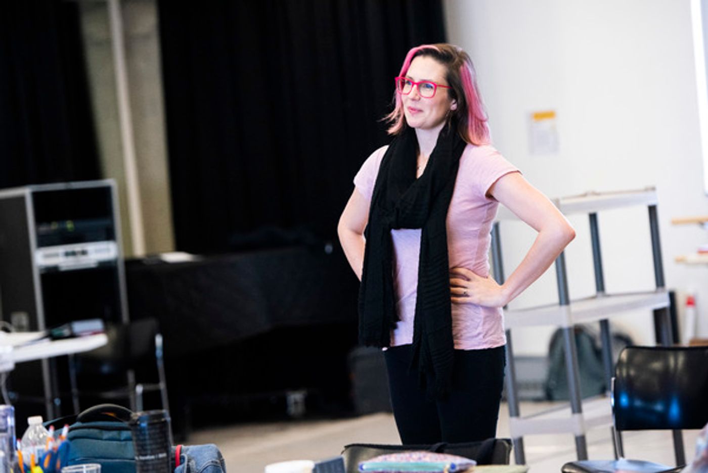 Photo Flash: In Rehearsal with THE HALF-LIFE OF MARIE CURIE  Image