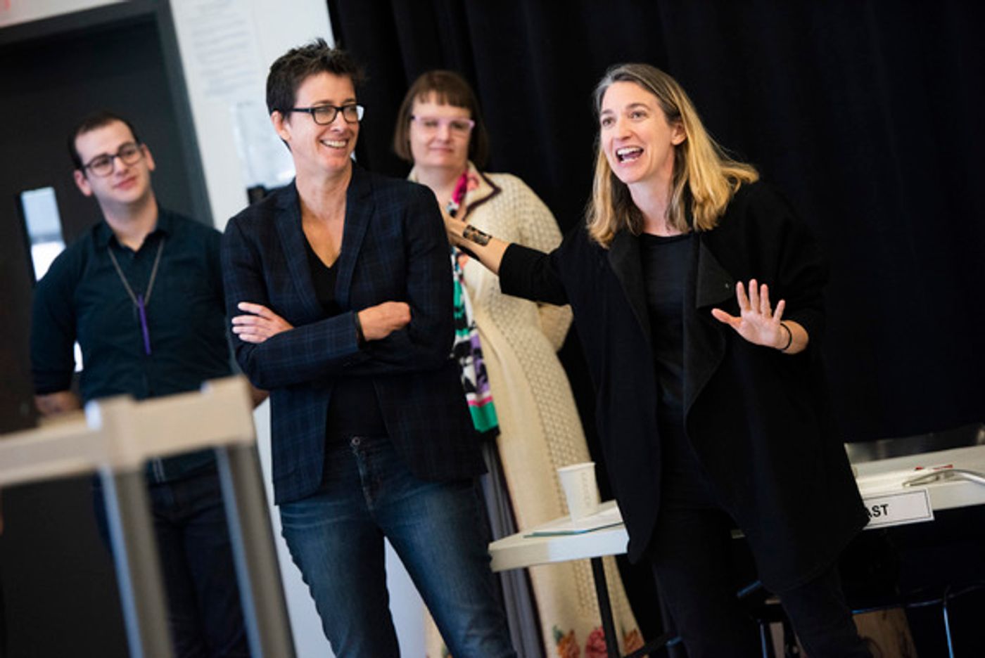 Photo Flash: In Rehearsal with THE HALF-LIFE OF MARIE CURIE  Image