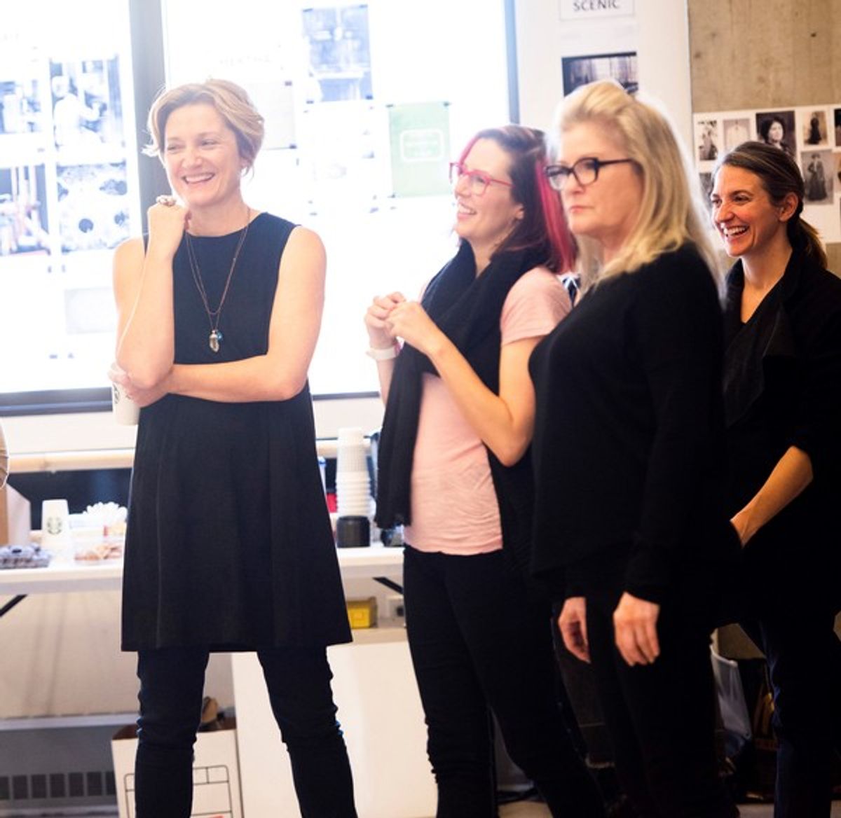 Francesca Faridany, Lauren Gunderson, Kate Mulgrew and Gaye Taylor Upchurch at 