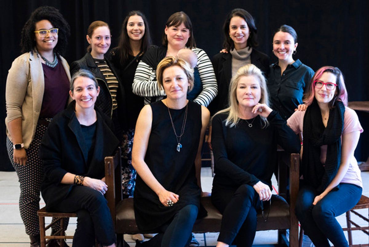 Phaedra Scott, Rachel Sussman, Jessica Amato, Kate Navin, Franki De La Vega and Emilia Lapenta, Gaye Taylor Upchurch, Francesca Faridany, Kate Mulgrew and Lauren Gunderson at 