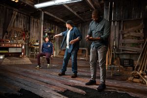 Alexander Garfin, Enrico Colantoni, and Obi Abili Photo