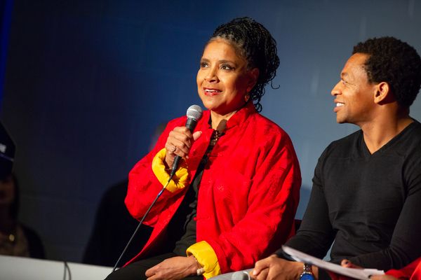 Phylicia Rashad and Derrick Baskin Photo
