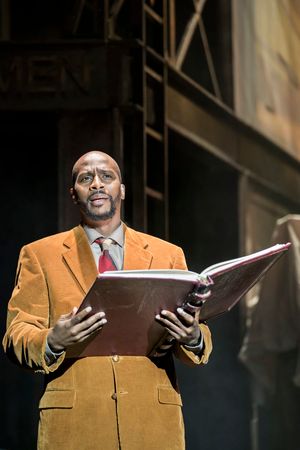 Some Like It Hip Hop by Prince, , , Written by Kate Prince and Felix Harrison,
Directed & Lyrics - Kate Prince,
Music- Josh Cohen & DJ Walde,
Choreography - Kate Prince, Tommy Franzen & Carrie-Anne Ingrouille,
Set Design - Ben Stones,
Costume Design - Ryan Chappell,
Lighting Design - Johanna Town, Zoo Nation, 2019, Orchis Theatre, Darford, Credit: JOhan Persson/ @ BroadwayWorld Some Like It Hip Hop by Prince, , , Written by Kate Prince and Felix Harrison,
Photo