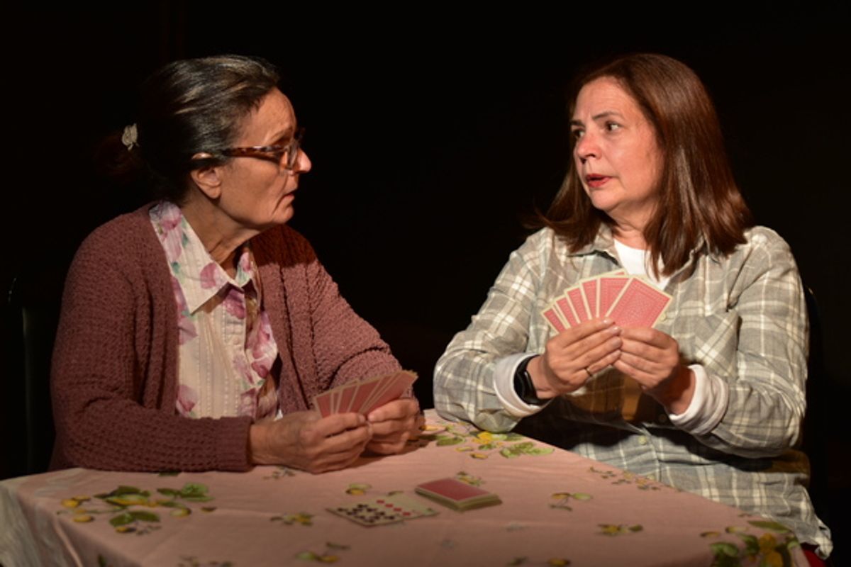 Paula Faber as Ma and Margaret Melozzi as Dot at 