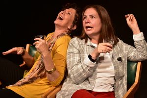 Carol Schlink as Sis and Margaret Melozzi as Dot Photo