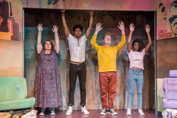 Emma Messenger, Saxton Jay Walker, Gary Norman, Ilasiea Gray, photo by Michael Ensmin Photo