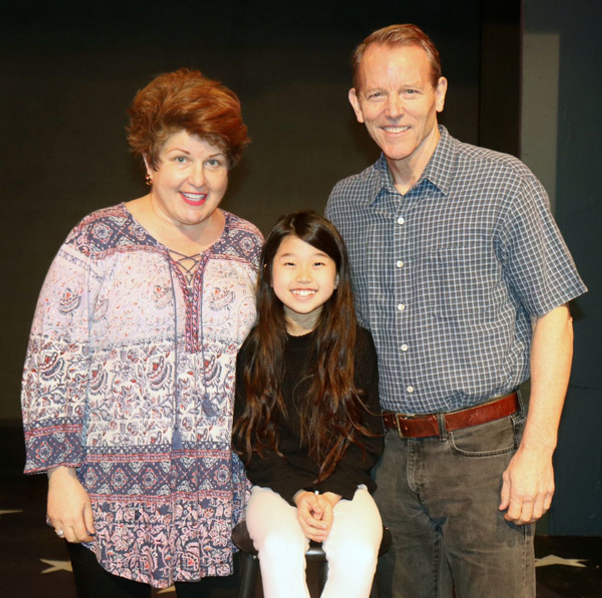 Klea Blackhurst, Kylie Kuioka, Stephen Bogardus at 