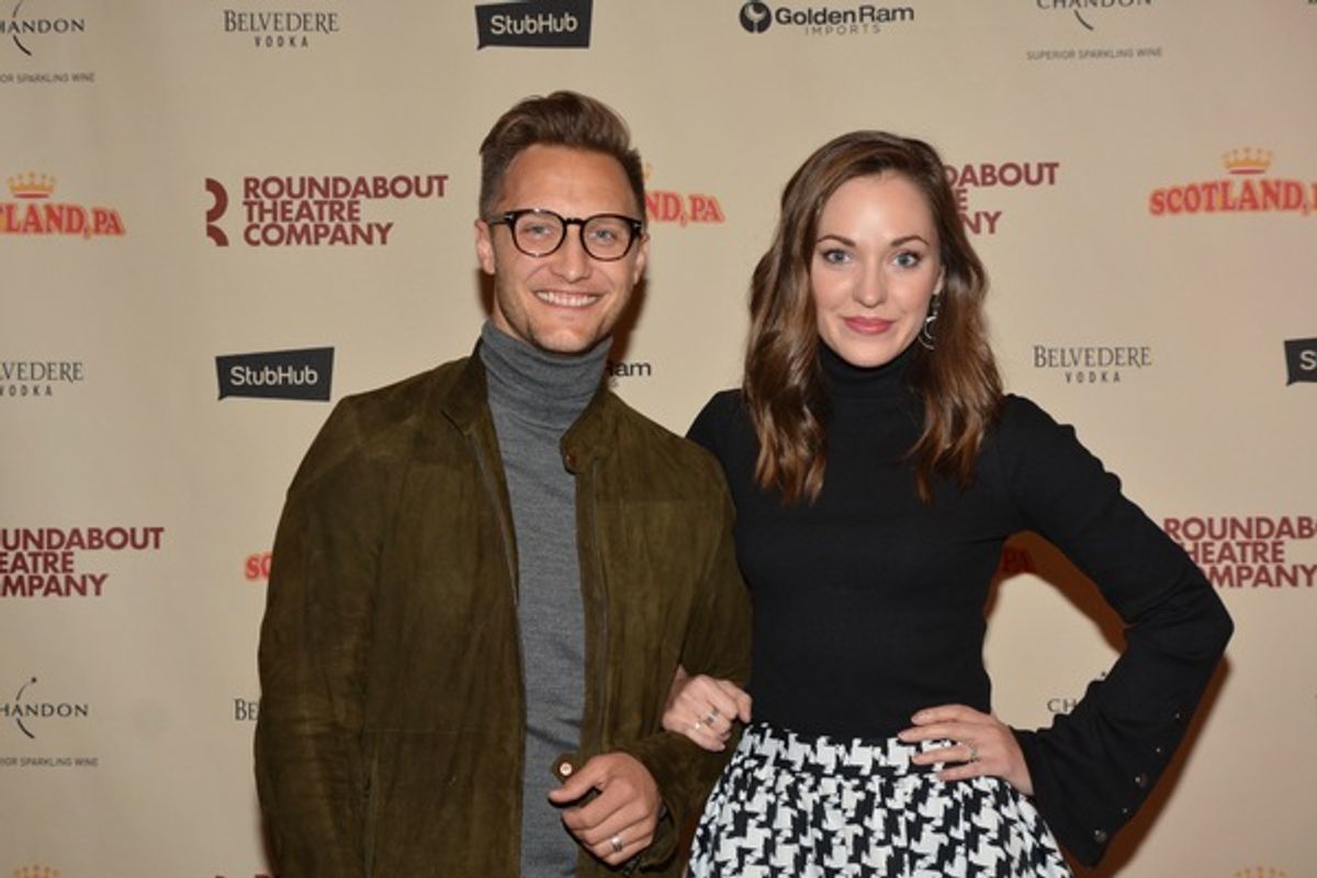 Nathan Johnson and Laura Osnes at 