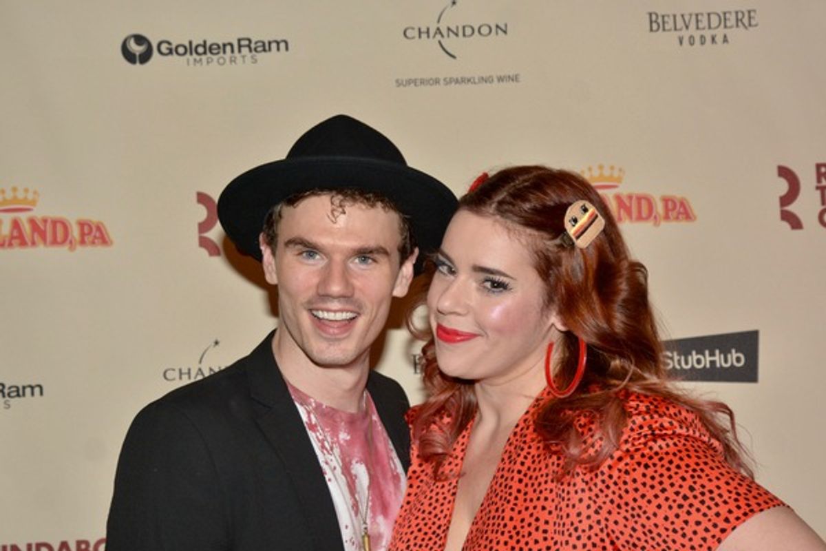 Jay Armstrong Johnson and Alysha Umphress at 