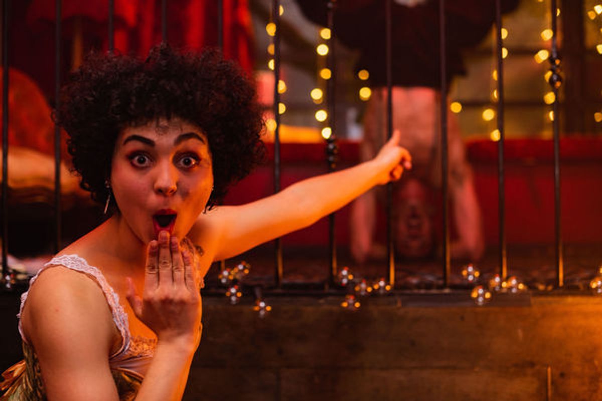 Glori Dei Filippone (L), Luke Couzens (R)
 at 