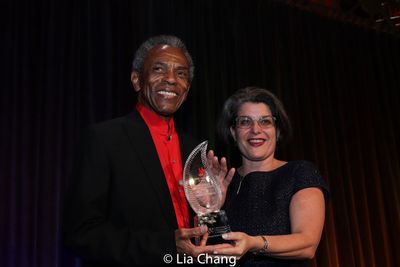 Andre De Shields and SAGE Board of Directors Co-chair Elizabeth Schwartz   Photo