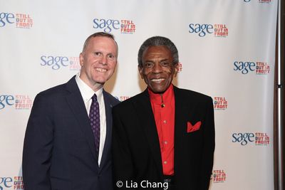 SAGE CEO Michael Adams and Andre De Shields Photo