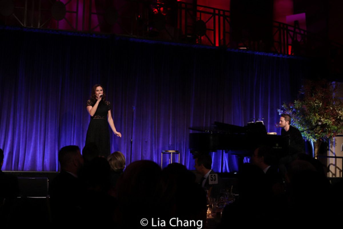 Laura Benanti and Todd Almond at 
