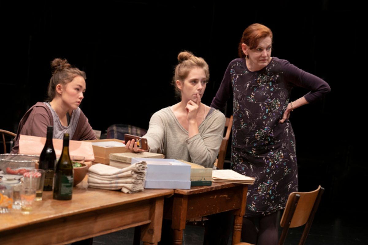 Matilda Sakamoto, Charlotte Bydwell, and Haviland Morris at 