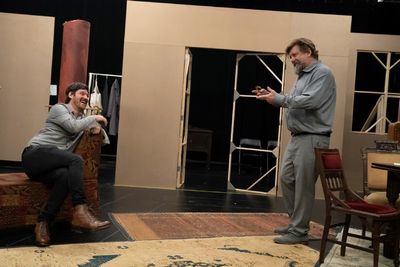 Michael Esper and Oskar Eustis Photo